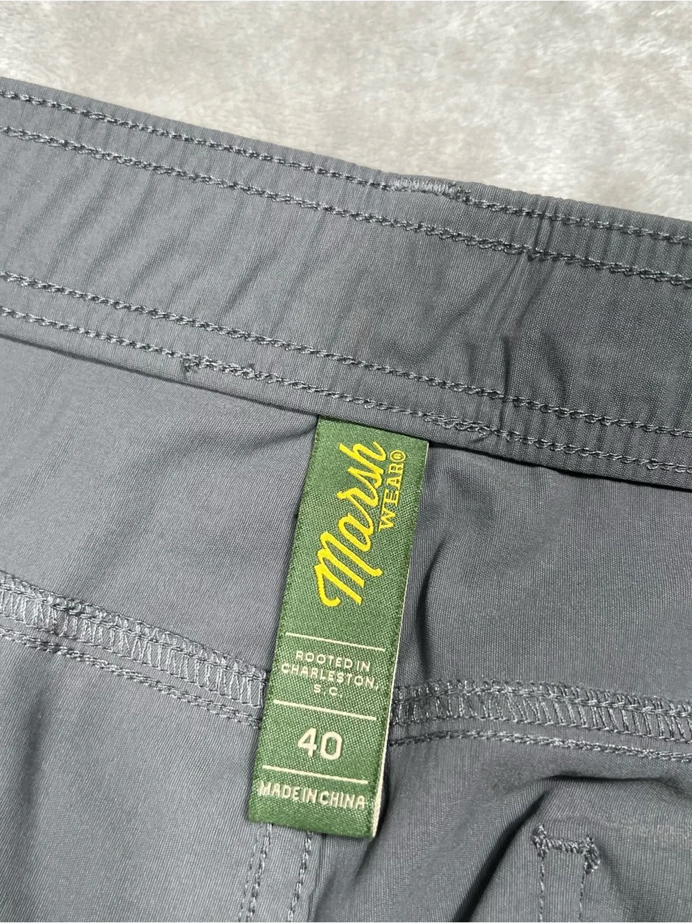 Marsh Wear Escape Pants Mens 40x32 Gray Nylon Stretch Fishing Outdoors